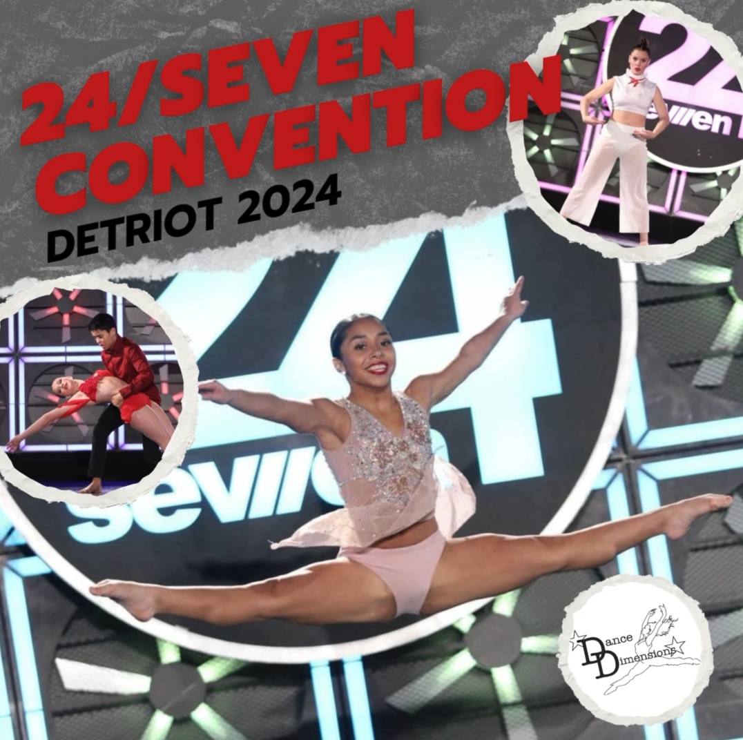 Dance Dimensions GR Studio attends the 24 Seven Convention Detroit 2024 stop
